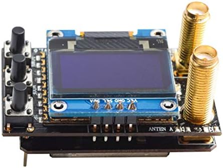 AKK Diversity RX 5.8G 80CH FPV Receiver Module Built-in Low Power Buzzer SMA Female Diversity Receiver with Two RX Modules Compatible with FatShark