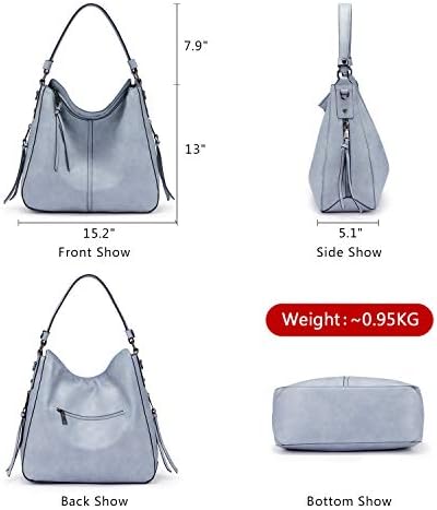Hobo Crossbody Bag for Women, Designer Shoulder Purse Handbags