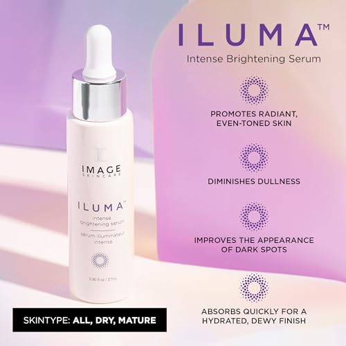 IMAGE Skincare, ILUMA Intense Brightening Serum, 0.9 fl oz | Helps Reduce Appearance of Dark Spots & Facial Pigmentation for Even Skin Tone