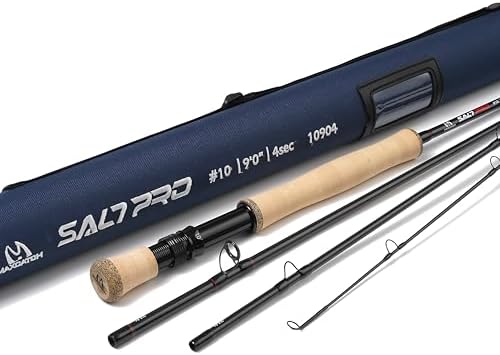 Maxcatch Saltwater Fly Fishing Rod 9ft 7/8/9/10/11/12wt Graphite IM10 Fast Action