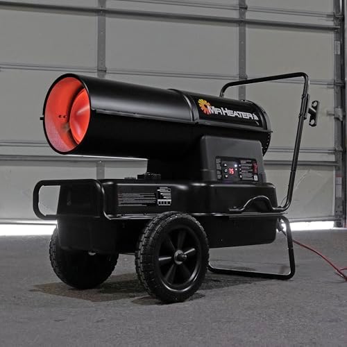 Mr. Heater 140,000 BTU Forced Air Kerosene/Diesel Indoor/Outdoor Space Heater with WiFi/BlueTooth