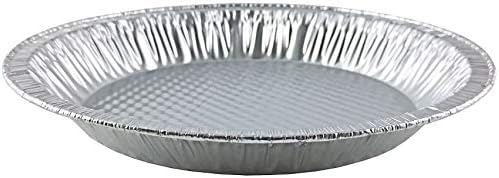 Handi-Foil 10" (Actual Top-Out 9-5/8 Inches - Top-In 8-3/4 Inches) Aluminum Foil Pie Pan - Disposable Baking Tin Plates (Pack of 100)