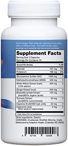 Instaflex Joint Support Supplement for Men and Women with Glucosamine, 90ct | Joint Health, Relieve Discomfort, Improve Flexibility, Increase Mobility