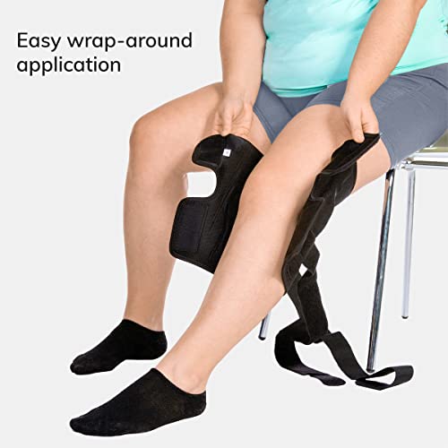 BraceAbility Torn Meniscus ROM Knee Brace - Hinged Post Surgery Support with Flexion Extension Control for Hyperextension and Locking Treatment, Ligament PCL or ACL Tears, Osteoarthritis Relief (XL)