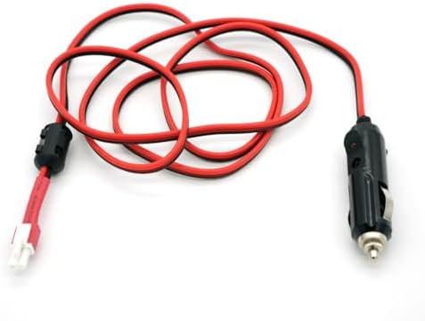 Car Auxiliary 12V Power Plug Adapter Cable for Xiegu G90 Ham Radio with Mini Tamiya Connector