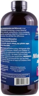 Liquid Mega MultiVitamins & Minerals 16oz. [Health and Beauty] | Health and Beauty