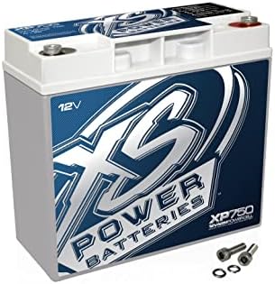XS Power XP750 XP Series 12V 750 Amp AGM Supplemental Battery with M6 Terminal Bolt