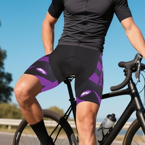 sponeed Men Bike Shorts Cushioned Biking Wear Gear Road Cycling Bottoms
