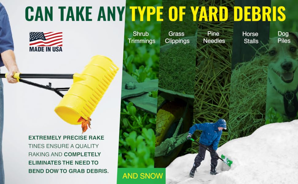 Can take any type of yard debris