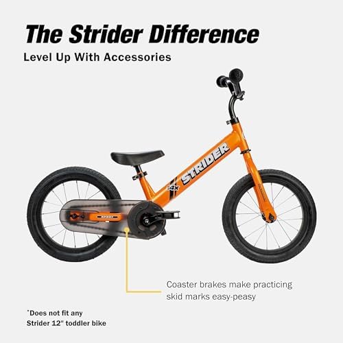 Strider 14x Easy-Ride Pedal Kit, for 14x Balance to Pedal Bike, Ages 4–7 | Converts Strider 14x Balance Bike into a Pedal Bike