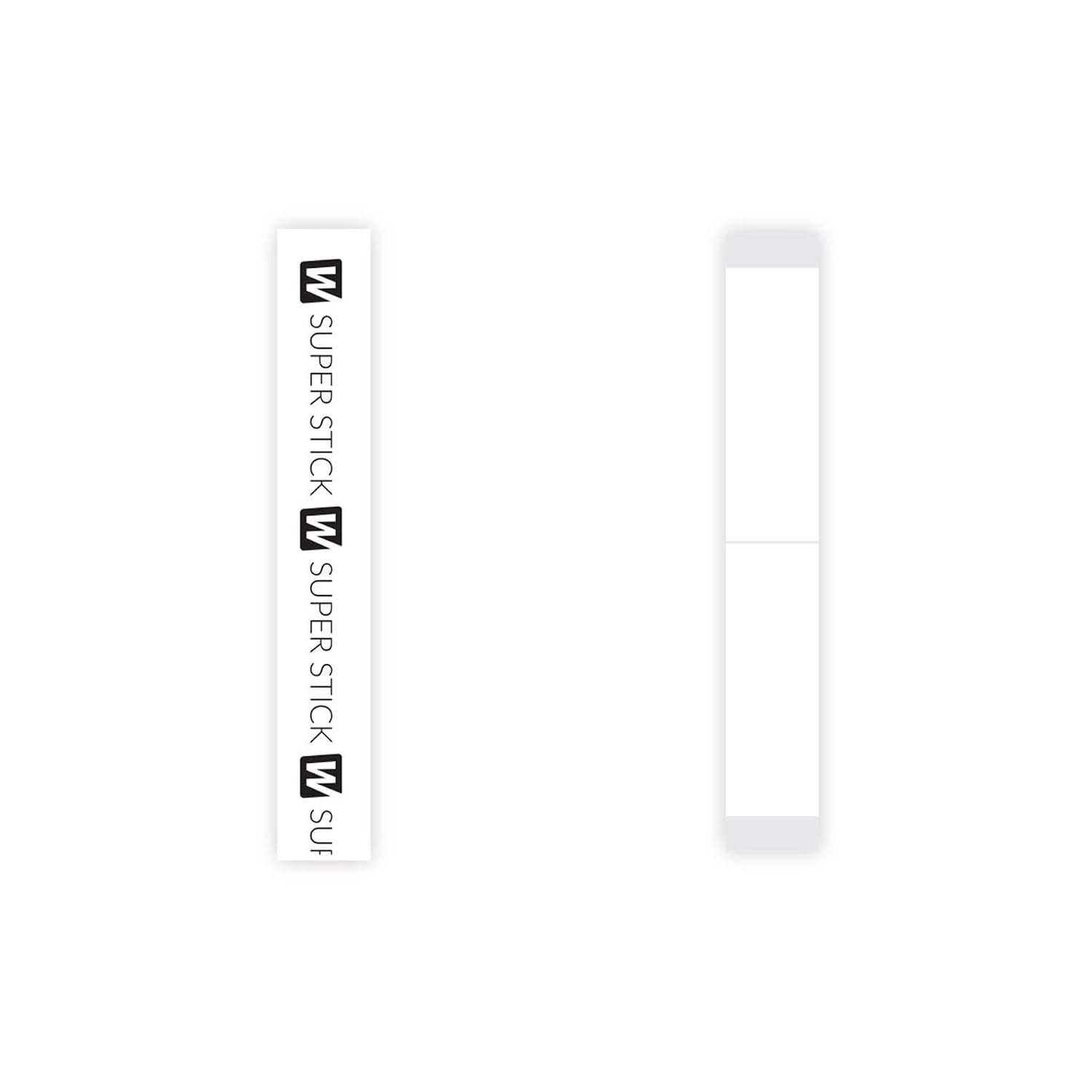 Walker Tape Co. Stick Tape Straight Strips by Walker, 36 pcs (3/4 in x 3 in) Clear