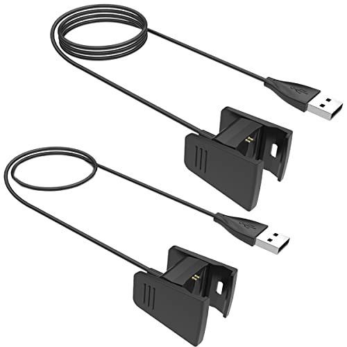 Kissmart Charger for Fitbit Charge 2 Fitness Activity Tracker (3.3ft/1m) | Replacement Charging Cable Cord for Fitbit Charge 2 Smart Wristband