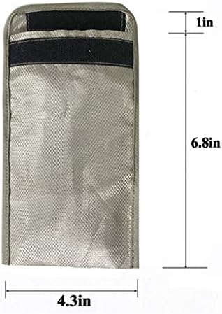 Security Pouch Faraday Bag Anti-Radiation Cell Phone Sleeve Signal Block Pouch Shield EMF 5G Protection RF GPS RFID Privacy Case Covers Smartphone
