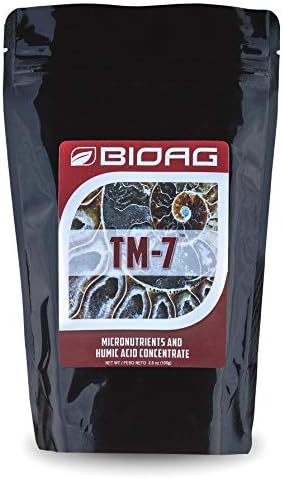 BioAg TM7 Organic Humic Acid Soil Conditioner Plus Essential Micronutrients, Dry Amendment for All Plants, S B Co Cu Fe Mn Mo Zn (100 Grams)