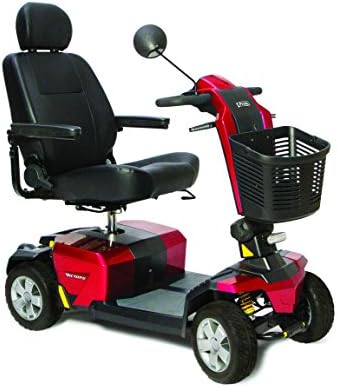 Pride Mobility Victory LX Sport 4 Wheel Scooter (Candy Apple Red, 20" x 20" Seat)