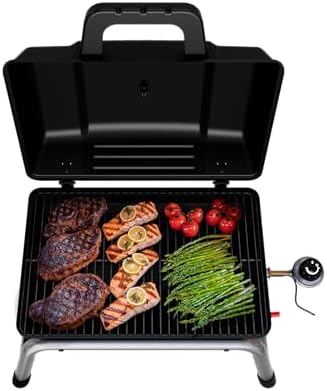Charbroil 1-Burner Portable Propane Gas Grill, Black – 17402049