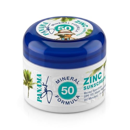 Panama Jack Sport Zinc SPF 50 Broad Spectrum Sunscreen Lotion, Water Resistant (Pack of 1)