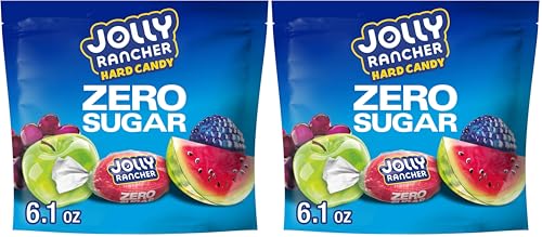 JOLLY RANCHER Zero Sugar Assorted Fruit Hard Candy Bulk Bag, 6.1 oz