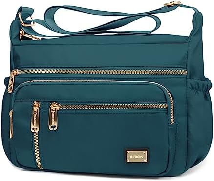 NPBAG Crossbody Bag for Women, Shoulder Purse Handbag Messenger Bag, Trendy Pocketbooks, Waterproof and Multi-Pockets