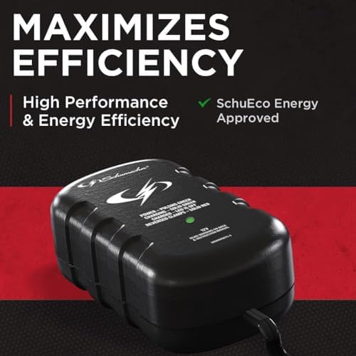 Schumacher Electric SC1278 Automatic Car Battery Maintainer - 12V Battery Charger for Power Sport, Car and Boat Batteries - 0.75 Amp for Standard