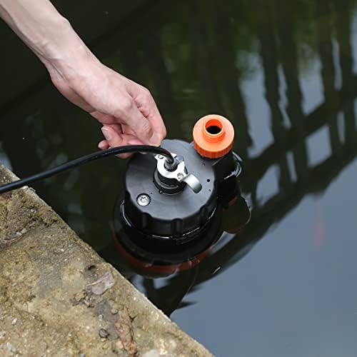 1/3 HP Submersible Water Pump, 2500GPH Utility Pump | Portable Electric Clean Water Drainage Pump for Pool Draining, Flooding