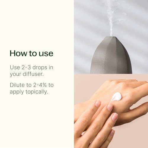 Plant Therapy Organic Lemon Eucalyptus Essential Oil 10 mL, Pure, Undiluted | Pure & Undiluted, USDA Certified Organic