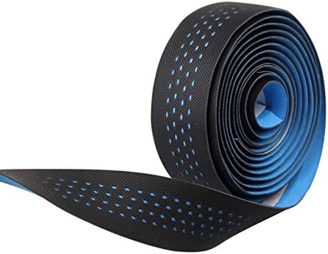 Tvoip 2 Rolls Soft Road Bike Bicycle Handlebar Cork EVA PU Bar Tape Professional Cycling Damping Anti-Vibration Wrap
