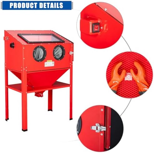 60 Gallon Air Sandblasting Cabinet