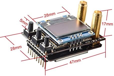 AKK Diversity RX 5.8G 80CH FPV Receiver Module Built-in Low Power Buzzer SMA Female Diversity Receiver with Two RX Modules Compatible with FatShark