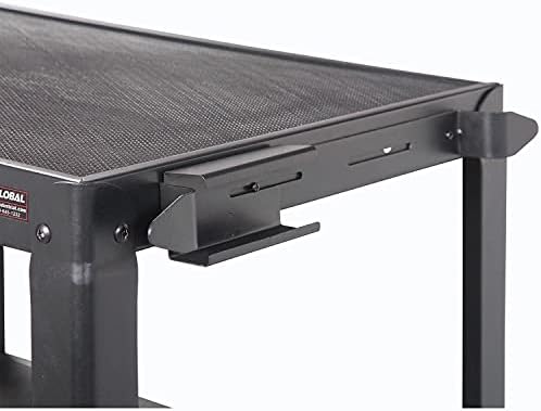 Global Industrial Steel Audio Visual & Instrument Cart - Black
