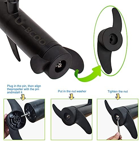 Power Prop Kit 2-Blades (3 in Diameter) Electric Trolling Motor outboard/propeller for 32lb, 46lb, 40lb