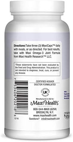 Glucosamine MSM and Hyaluronic Acid with Bromelain Supplement – Joint Support Supplement for Women and Men with Enzymes and Hyaluronic Acid –