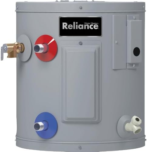 Reliance 10 Gallon 6 10 SOMSK Electric Water Heater, White
