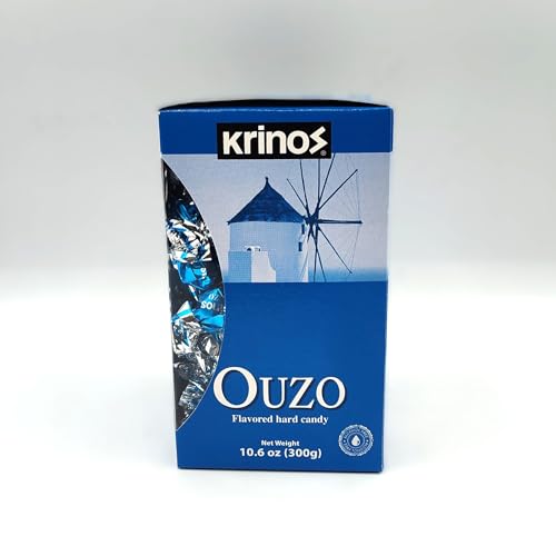 Krinos Cinnamon Candy - Hard Candy Imported from Greece, 10.6 oz | Natural flavors of cinnamon. Imported from Greece. Ideal as a after-meal palate cleanser and sharing at parties and gifts.