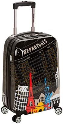 Rockland Departure Hardside 2 Piece Spinner Wheel Luggage, (20"/28"), Departure