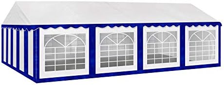AMERICAN PHOENIX Party Tent 20x20 ft Heavy Duty Canopy Shelter for Wedding Event Fair with Fire Retardant Roof with Sidewalls and Windows White (20x20 - PE)