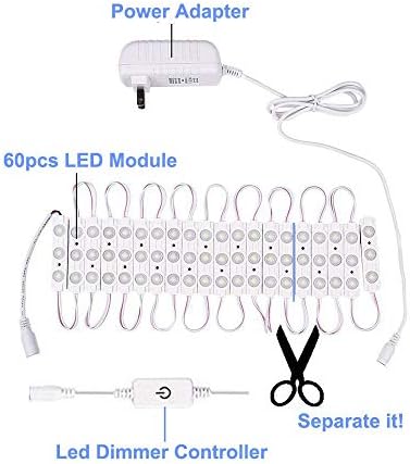 Led Vanity Mirror Lights, Hollywood Style Vanity Make Up Light, 10ft Ultra Bright White LED, Dimmable Touch Control Lights Strip