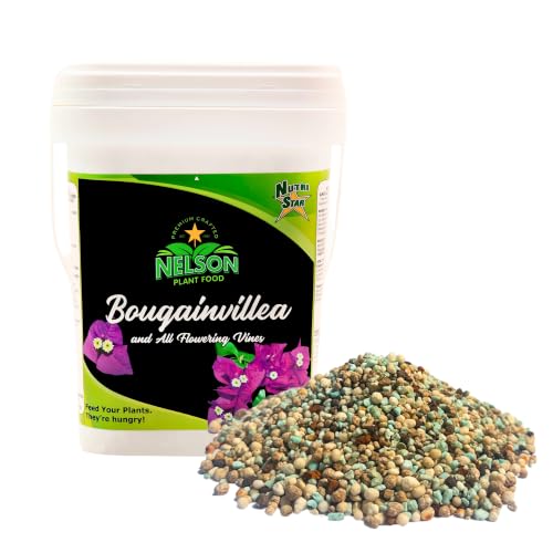 Nelson Plant Food For All Flowering Vines Bougainvillea Trumpet Wisteria Honeysuckles Indoor Outdoor Granular Fertilizer NutriStar 17-7-10 (2 lb)
