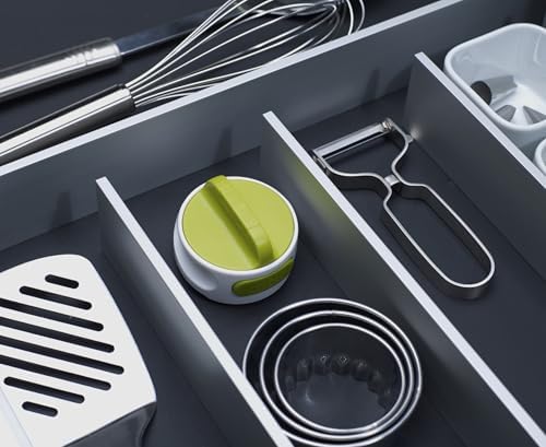 Joseph Joseph Can-Do Plus Compact Can Opener Manual Easy Twist Pull Tab Stainless Steel Portable Space-Saving, White