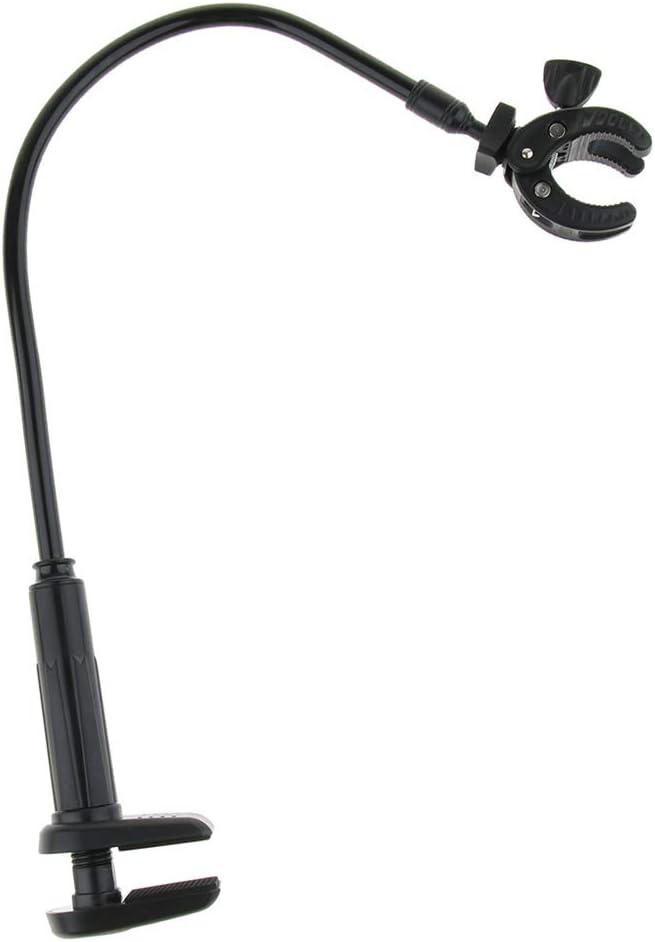 DYNWAVE Dog Hair Dryer Stand, Pet Grooming Table Hair Dryer Holder Hose Tube Holder Hands- Groomers Adjustable Third Arm with Clamp