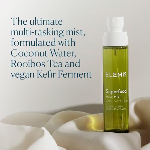 ELEMIS Superfood Multi Mist, Priming, Toning, and Setting Facial Spray, 3.3 Fl Oz | Superfood multi-mist, priming, toning