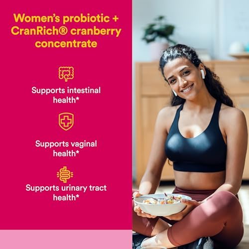 Natural Factors Ultimate Probiotic Women's Every Day - Digestive Health Support Supplement - Probiotic Supplement for Urinary Tract & Vaginal Health
