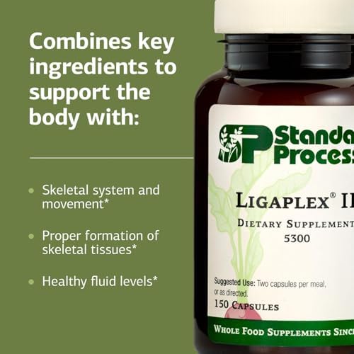 Standard Process Ligaplex II - Joint & Bone Support - Manganese Supplement with Vitamin B12
