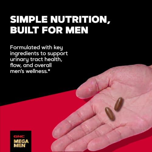 GNC Men's Prostate Formula, Twin Pack, 60 Softgels per Bottle, Supports Normal Reproductive Function