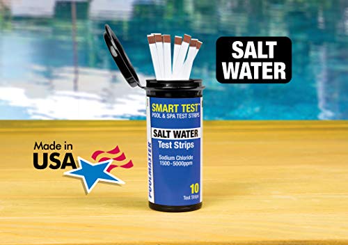 Poolmaster 22212 Smart Test 6-Way Swimming Pool and Spa Water Chemistry Test Strips, 50 count,White