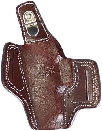 YT HOBBY Handmade Leather OWB Carry Two Slot Thumb Break Gun Holster for Sig P226