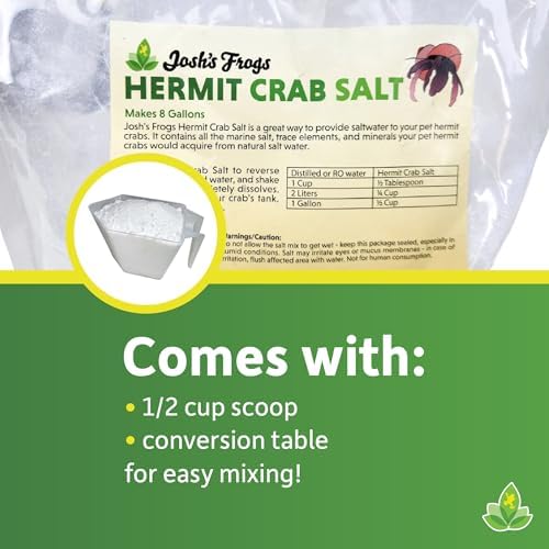 Josh's Frogs Hermit Crab Marine Salt and Scooper
