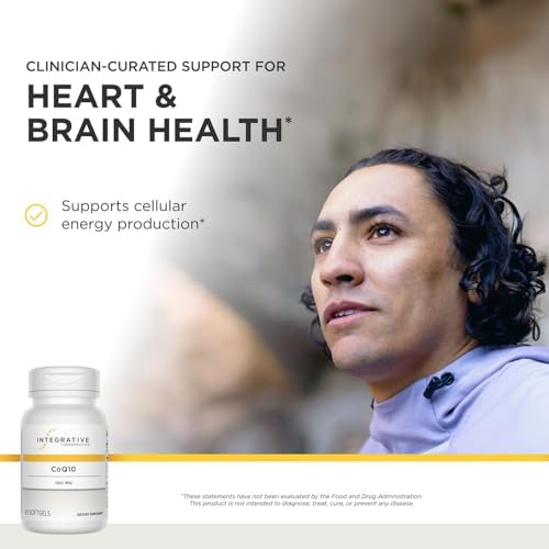 Integrative Therapeutics CoQ10 (100mg) - Cellular Energy, Heart & Brain Health Support Supplement for Adults* - 60 Softgels (60 Servings)