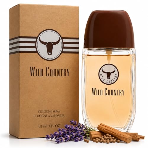 AVON Wild Country Cologne for Men - 3 oz | Long-Lasting Mens Cologne Spray with Lavender & Sandalwood. Bold, Aromatic Men's fragrances & Versatile daily wear body spray