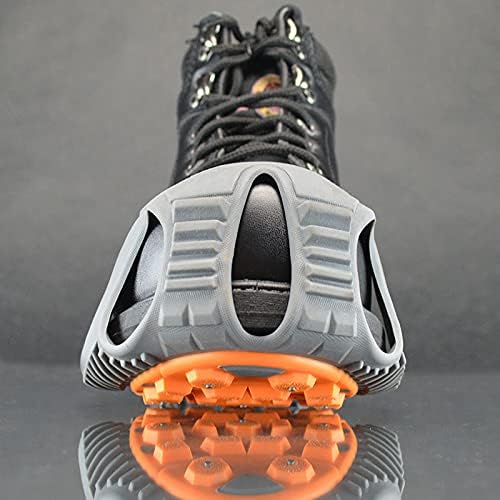 Low-Pro Ice Cleat, Heavy-Duty Industrial Grade Traction Aid for Walking on Snow and Ice (1 Pair)
